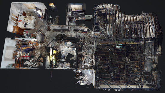 3D Imaging of House Fire